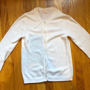 J. Crew Shirts & Tops - Crewcuts Girls White Cardigan J. Crew Shirts & Tops - Crewcuts Girls White Cardigan